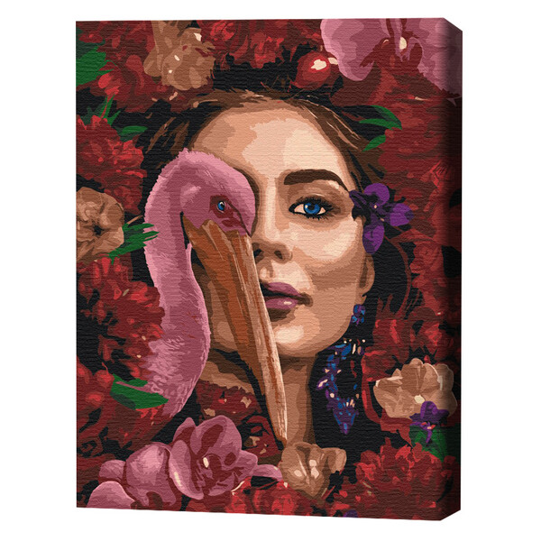 Pictură pe numere 40*50 сm (în cutie) – Privirea junglei