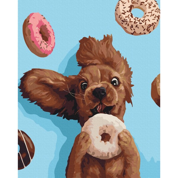 Pictură pe numere 40*50 сm (în cutie)  – Loc fericit