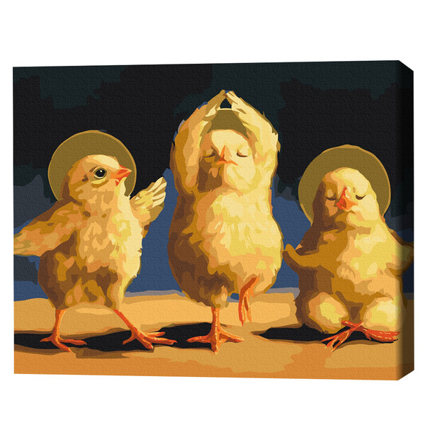Cumpara  Creativitate/Logică - Pictură pe numere 40*50 cm (în cutie) – Pui s..