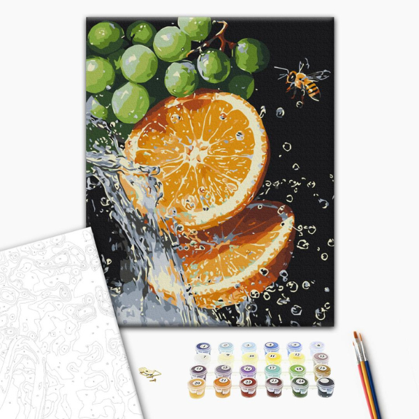 Pictură pe numere 40×50 (în cutie) – O combinație suculentă