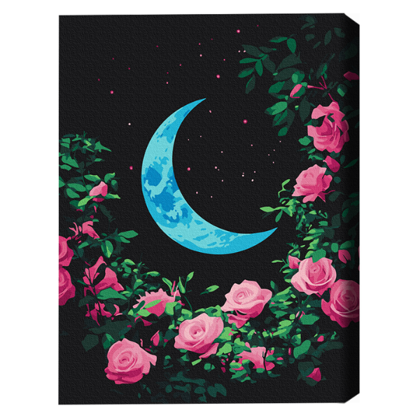 Cumpara  Picturi prin numere - Pictură pe numere 40х50 cm (fără cutie) – Lun..