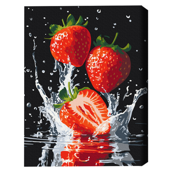 Cumpara  Creativitate/Logică - Pictură pe numere 40×50 (în cutie) – Căpșuni ..