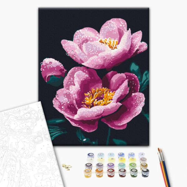 Pictură pe numere 40×50 (în cutie) – Proaspătul de dimineață