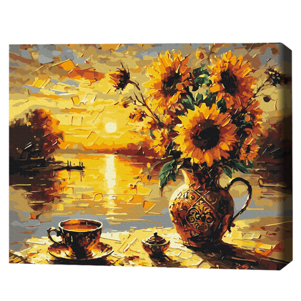 Cumpara  Creativitate/Logică - Pictură pe numere 40×50 (în cutie) – Floarea-..
