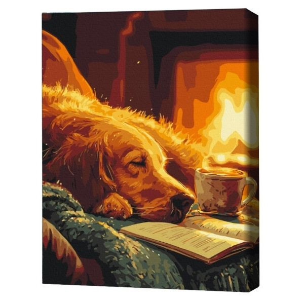 Pictură pe numere 40*50 сm (fără cutie) – Căldura serii.