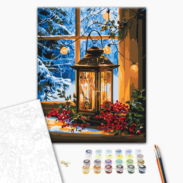 Pictură pe numere 40*50 cm (în cutie) – Lumina din fereastră.