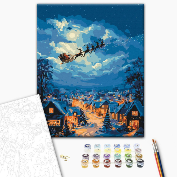 Pictură pe numere 40*50 cm (în cutie) – Sărbătoarea se apropie
