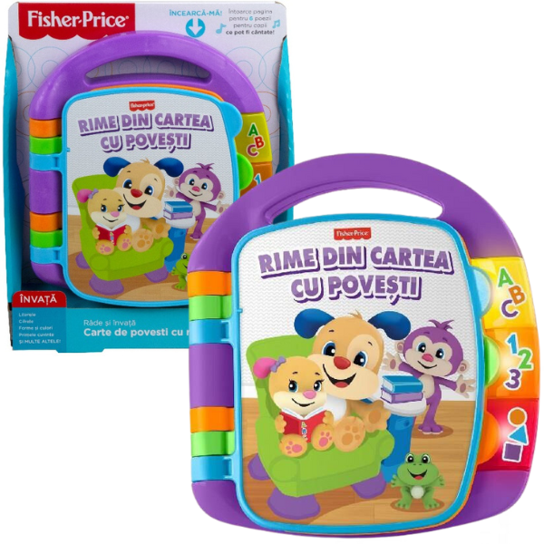 Cărțulia muzicală cu poezii Fisher-Price