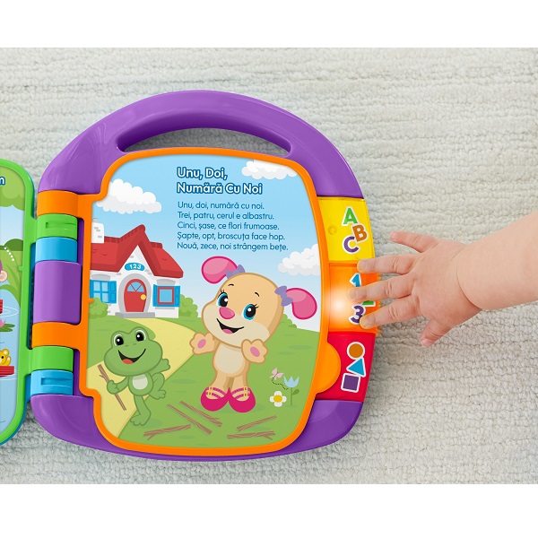Cărțulia muzicală cu poezii Fisher-Price