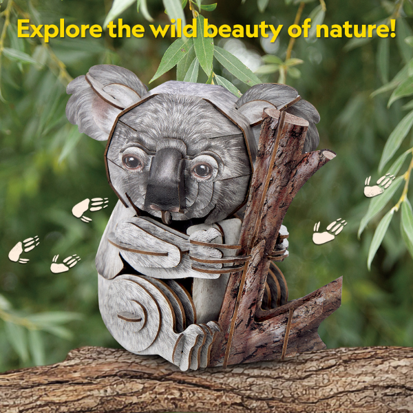 3D puzzle "Koala", 60 elemente