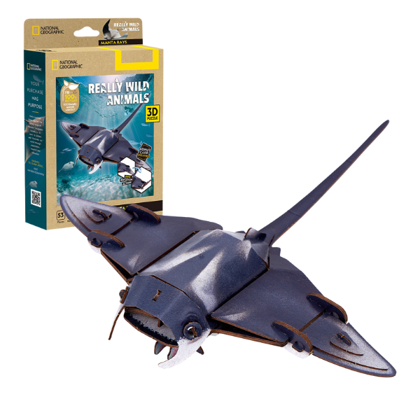3D puzzle "Manta", 53 elemente