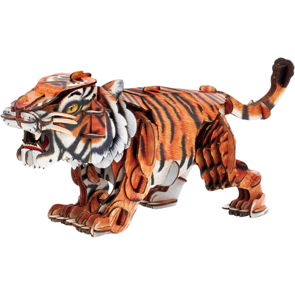 3D puzzle "Tigrul Siberian", 87 elemente