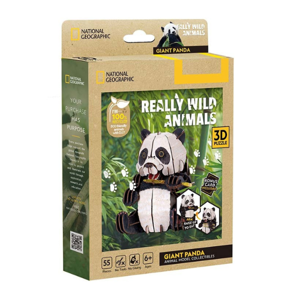 3D puzzle "Panda mare", 55 elemente