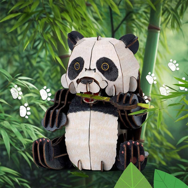 3D puzzle "Panda mare", 55 elemente