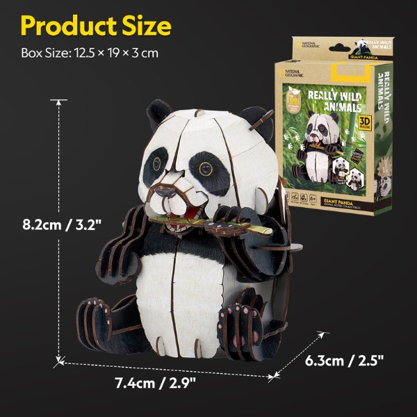 3D puzzle "Panda mare", 55 elemente