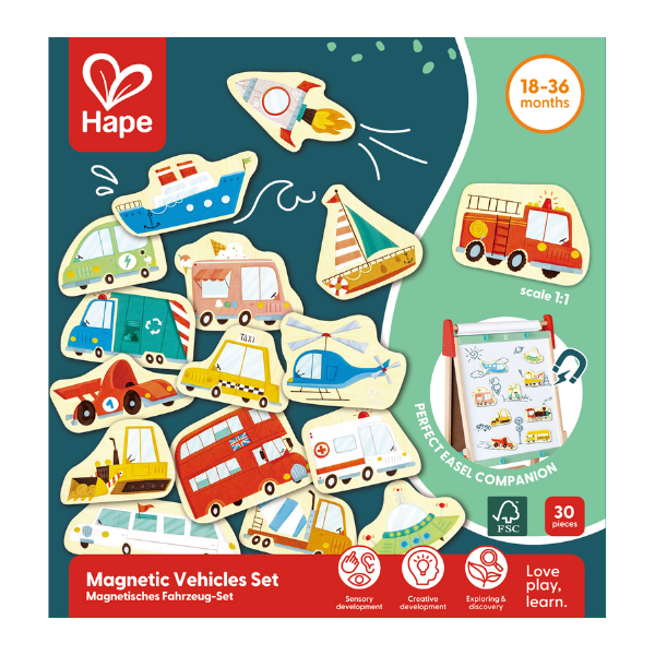Set de figurine magnetice „Transport”