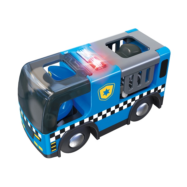 Mașină de poliție cu sirenă