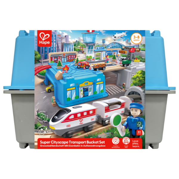 Setul de joc „Transport Urban în Lădiță”
