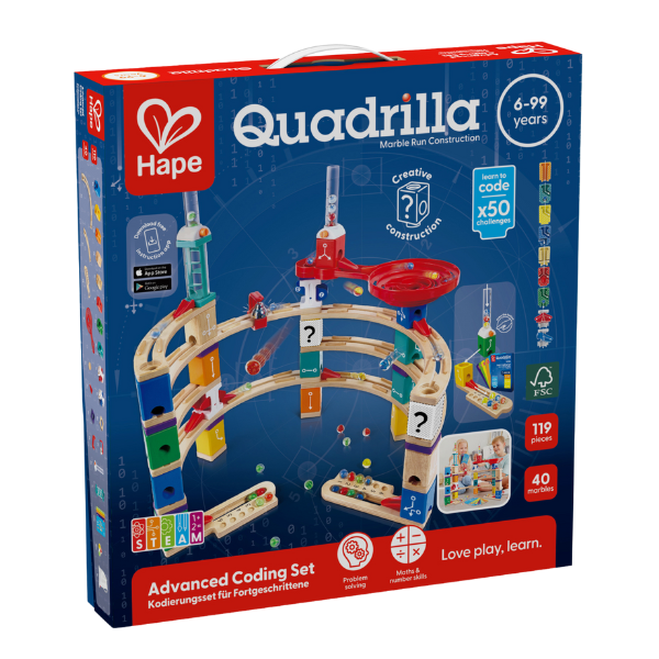 Set de construcție și labirint Quadrilla „Codificare”, 159 elem.