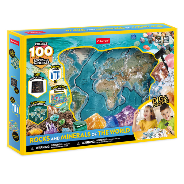 Set educativ „Roci și Minerale ale Lumii”