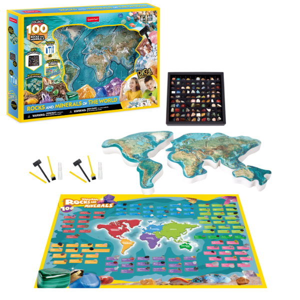 Set educativ „Roci și Minerale ale Lumii”