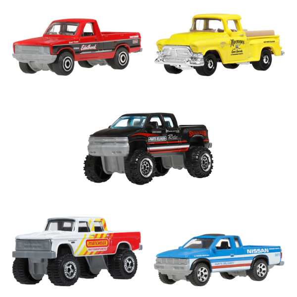 Mașinuțe colecționabile Matchbox – set de pick-up-uri, (as.)