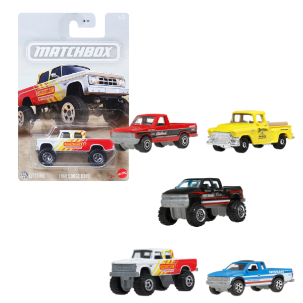 Mașinuțe colecționabile Matchbox – set de pick-up-uri, (as.)