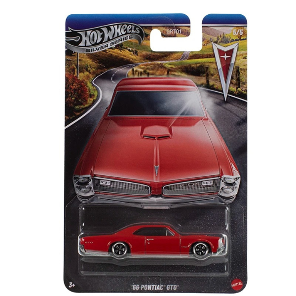 1:64 Hot Wheels Set de mașinuțe colecționabile – Pontiac 100 ani, (as.)