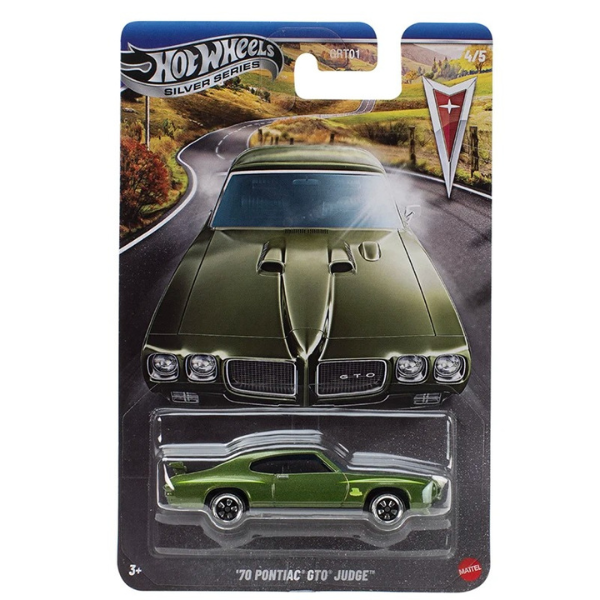 1:64 Hot Wheels Set de mașinuțe colecționabile – Pontiac 100 ani, (as.)
