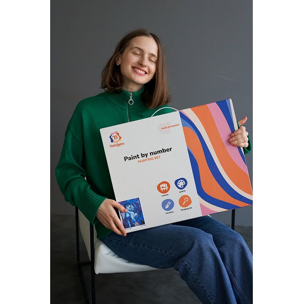 Pictură pe numere 40х50 cm (în cutie) - Artă picantă