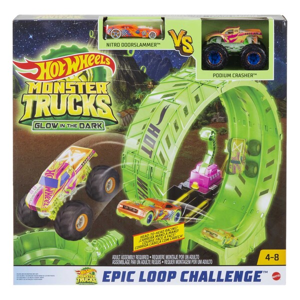Hot Wheels Monster Trucks "Эпическая петля" Игровой набор