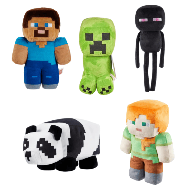 Minecraft Figurină de pluș, în as.