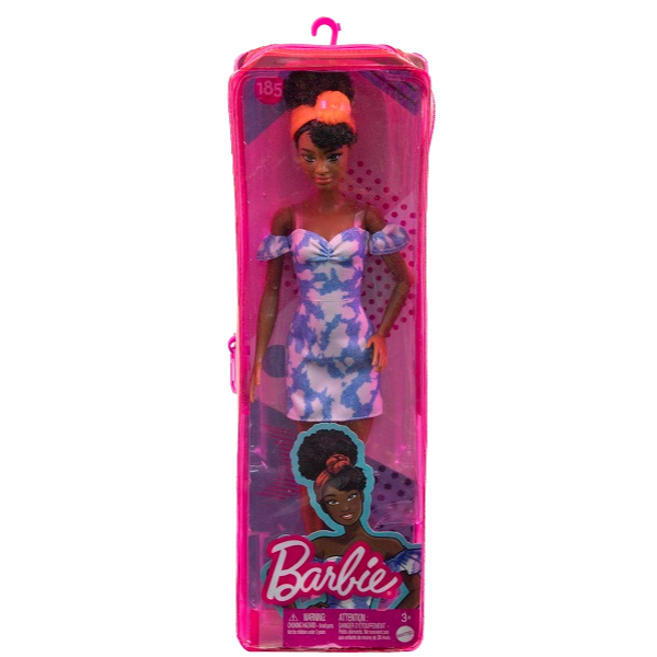 Păpușa Barbie "Fashionista" în rochie albastră