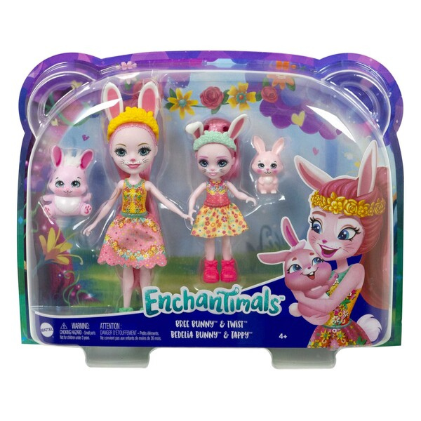 Enchantimals Набор "Кукла Bree Bunny и младшая сестра"