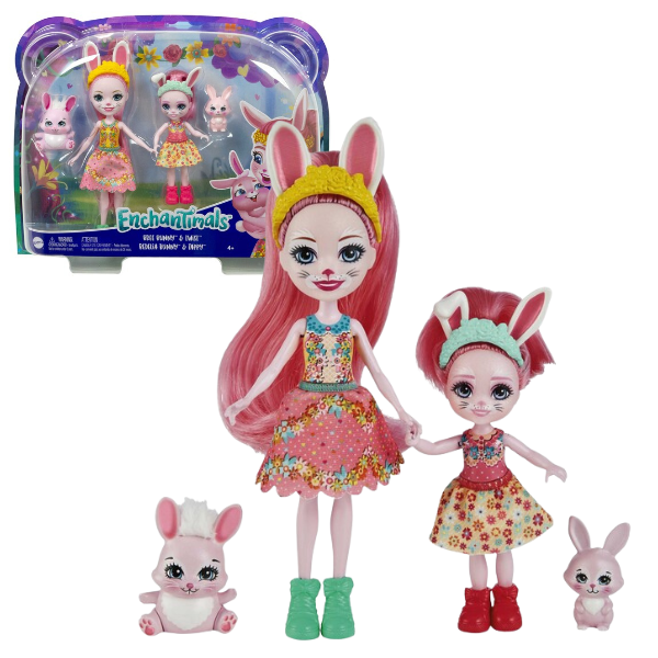 Enchantimals Набор "Кукла Bree Bunny и младшая сестра"