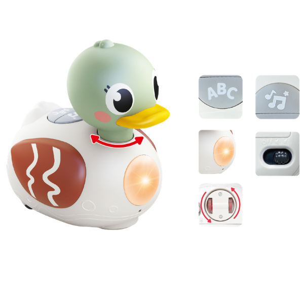 Интерактивная игрушка "Уточка" с музыкой и светом