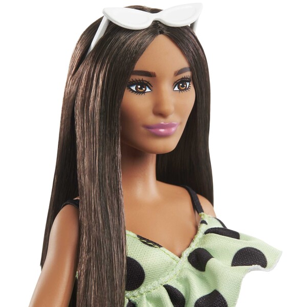 Кукла Barbie "Модница в комбинезоне в горошек"