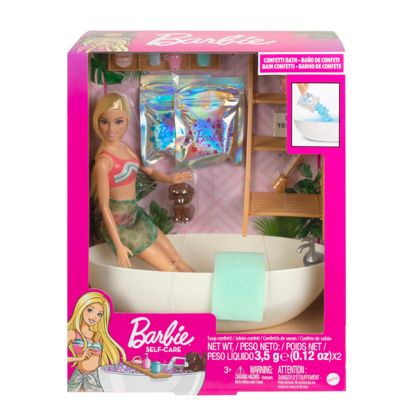 Set de Joacă Barbie „Cadă cu Confetti”