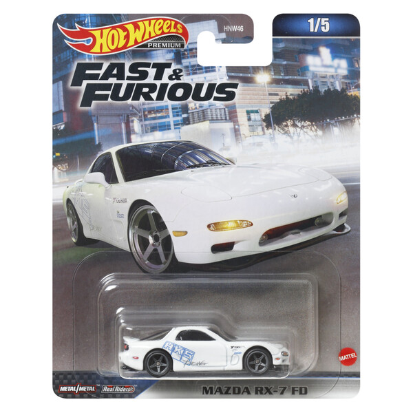 Hot Wheels Mașina din colecția Premium Fast & Furios 5 modele