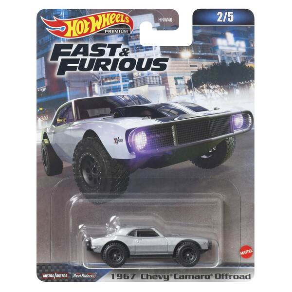 Hot Wheels Mașina din colecția Premium Fast & Furios 5 modele