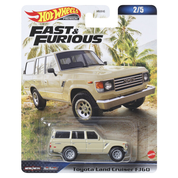 Hot Wheels Mașina din colecția Premium Fast & Furios 5 modele