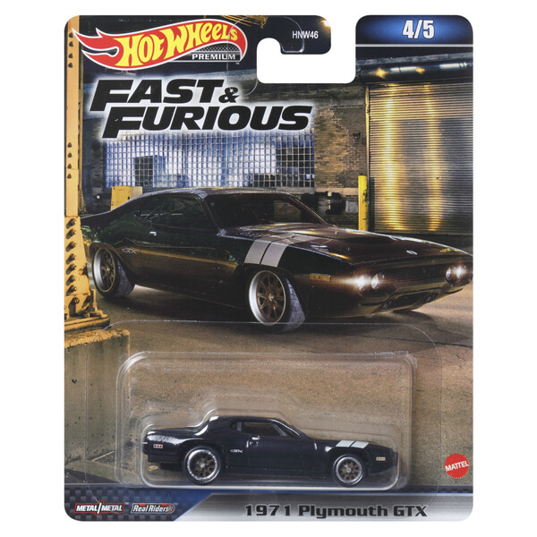 Hot Wheels Mașina din colecția Premium Fast & Furios 5 modele