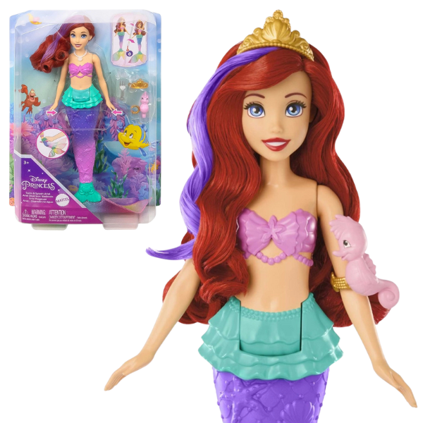 Cumpara  Personaje preferate - Păpușa Disney Princess Ariel, cu acsesorii..