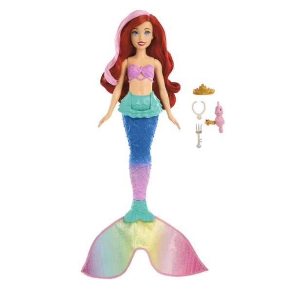 Păpușa Disney Princess Ariel, cu acsesorii