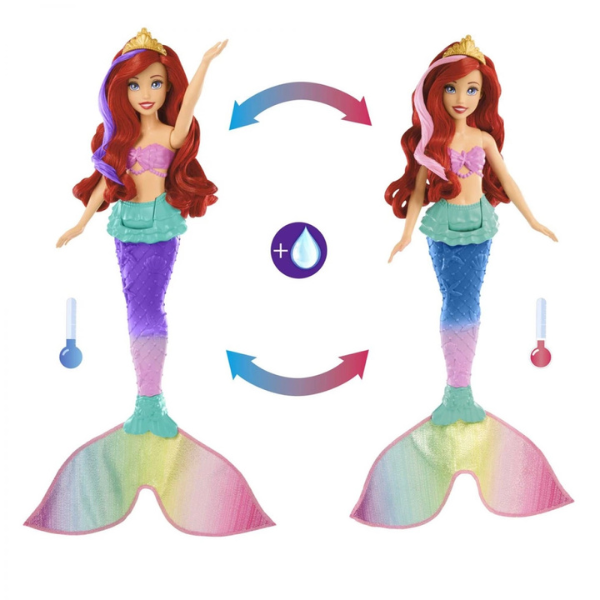Păpușa Disney Princess Ariel, cu acsesorii