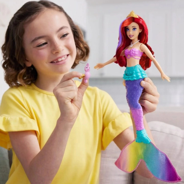 Păpușa Disney Princess Ariel, cu acsesorii