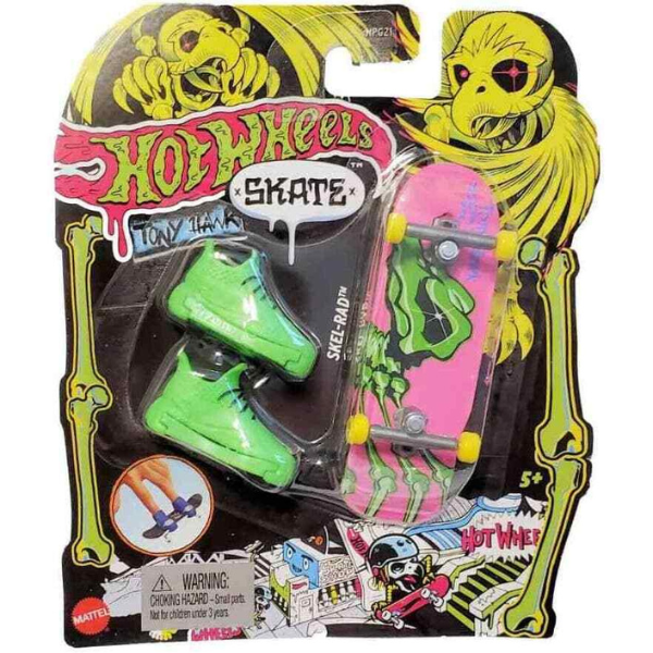 Hot Wheels Fingerboard-uri Neon Skate Tony Hawk, în asortiment