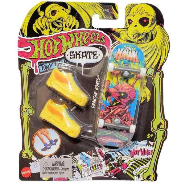Hot Wheels Fingerboard-uri Neon Skate Tony Hawk, în asortiment