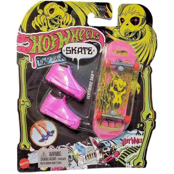 Hot Wheels Fingerboard-uri Neon Skate Tony Hawk, în asortiment