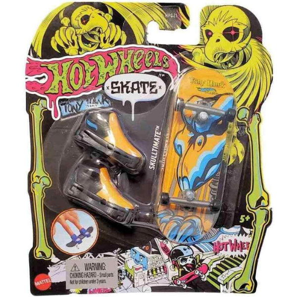 Hot Wheels Fingerboard-uri Neon Skate Tony Hawk, în asortiment